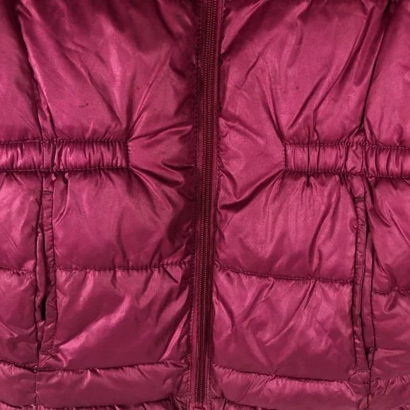 Old Navy Kids Girls Quilted Puffer Jacket Hooded Parka Coat Winter Warm Outwear - Picture 3 of 14